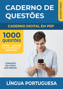 Caderno de Questões de Língua Portuguesa com 1.000 Questões de Concursos Anteriores | loja123shop