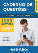 Caderno de Questões de Matemática com 1.000 Questões de Concursos Anteriores | loja123shop