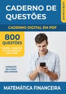 Caderno de Questões de Matemática Financeira com 800 Questões de Concursos Anteriores | loja123shop