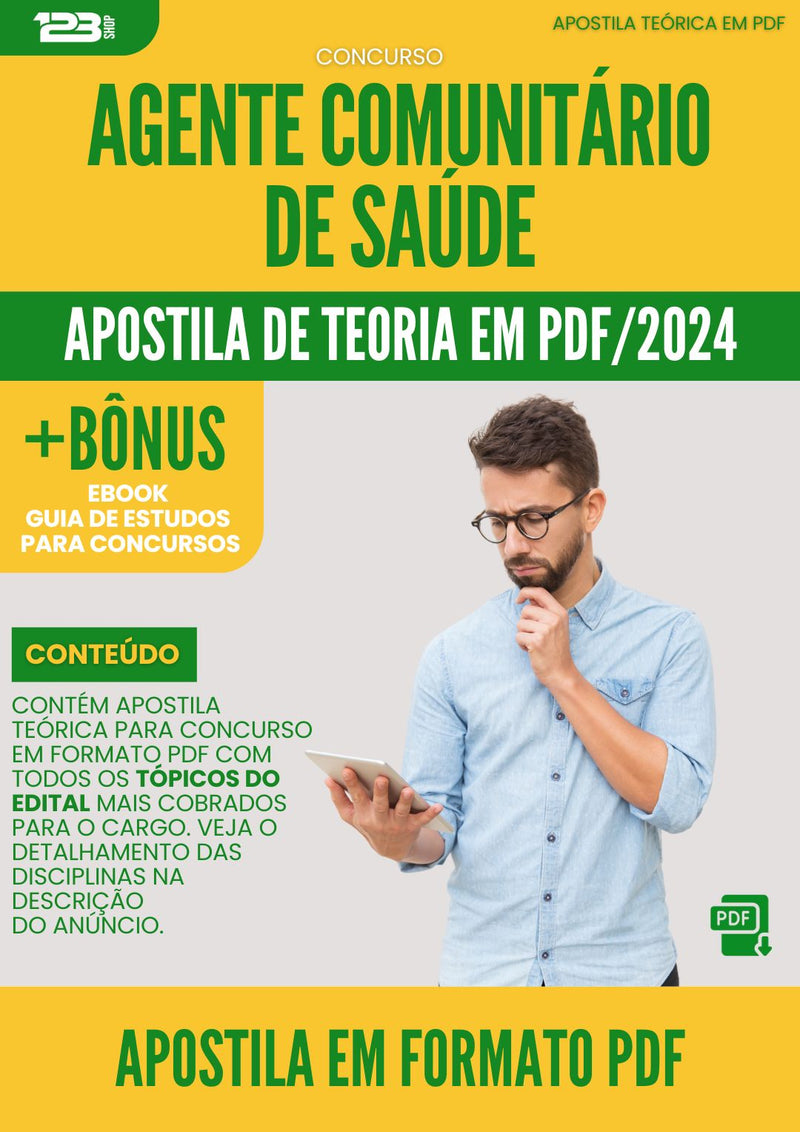 Apostila Teórica para Concurso de Agente Comunitário de Saúde