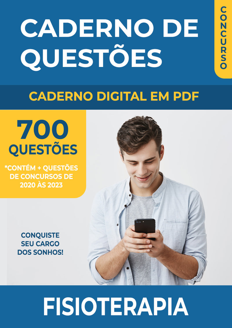 Caderno de Questões de Fisioterapia com 700 Questões de Concursos Anteriores | loja123shop