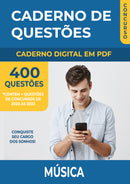Caderno de Questões de Música com 400 Questões de Concursos Anteriores | loja123shop