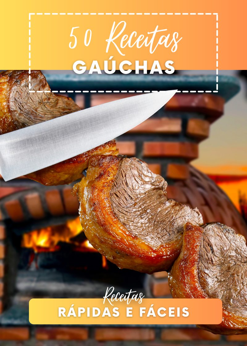 Ebook 50 Receitas Tradicionais Gaúchas Rápidas e Fáceis | loja123shop