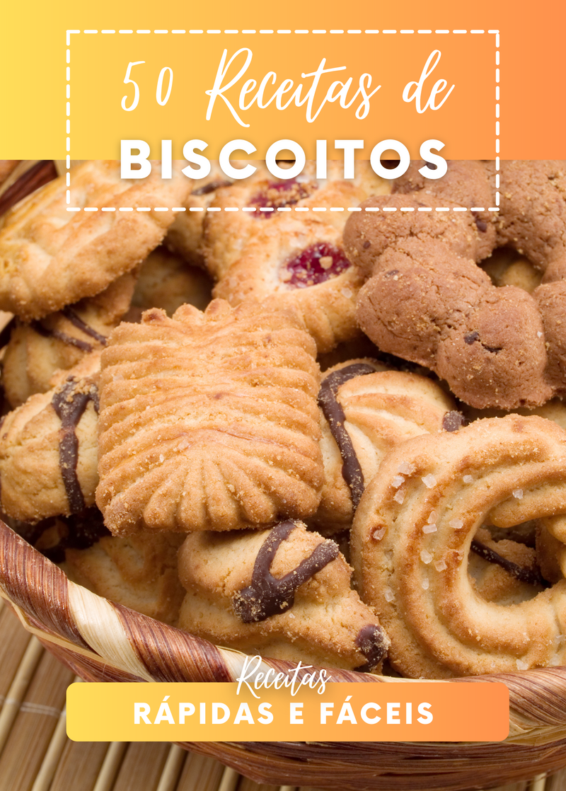 Ebook 50 Receitas de Biscoitos Rápidas e Fáceis | loja123shop