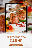 Ebook 50 Receitas com Carne Rápidas e Fáceis | loja123shop