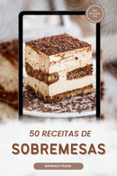 Ebook 50 Receitas de Sobremesas Rápidas e Fáceis | loja123shop