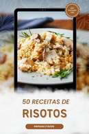 Ebook 50 Receitas de Risotos Rápidas e Fáceis | loja123shop