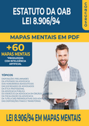 Pacote com 60 Mapas Mentais do Estatuto da OAB - Lei 8.906/94 | loja123shop