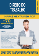 Pacote com 70 Mapas Mentais da Disciplina de Direito do Trabalho | loja123shop