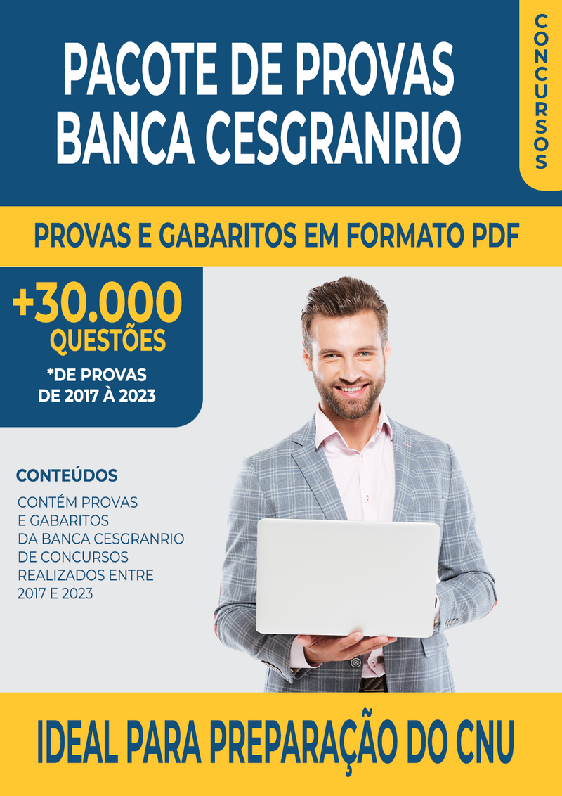 Pacote de Provas de Concursos da Banca Cesgranrio - Mais de 30.000 Questões Gabaritadas