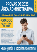 Pacote de Provas de Concursos de 2023 da Área Administrativa contendo mais de 30.000 Questões Gabaritadas | loja123shop