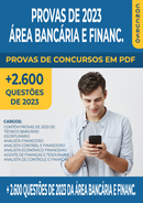 Pacote de Provas de Concursos de 2023 da Área Bancária e Financeira contendo mais de 2.600 Questões Gabaritadas | loja123shop