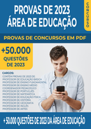 Pacote de Provas de Concursos de 2023 da Área de Educação contendo mais de 50.000 Questões Gabaritadas | loja123shop
