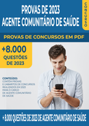 Pacote de Provas de Concursos de 2023 para o Cargo de Agente Comunitário de Saúde contendo mais de 8.000 Questões Gabaritadas | loja123shop