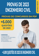 Pacote de Provas de Concursos de 2023 para o Cargo de Engenheiro Civil contendo mais de 6.000 Questões Gabaritadas | loja123shop