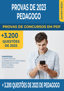 Pacote de Provas de Concursos de 2023 para o Cargo de Pedagogo contendo mais de 3.200 Questões Gabaritadas | loja123shop