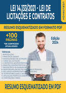 Resumo Esquematizado da Lei 14.133/2021 - Lei de Licitações e Contratos Administrativos | loja123shop
