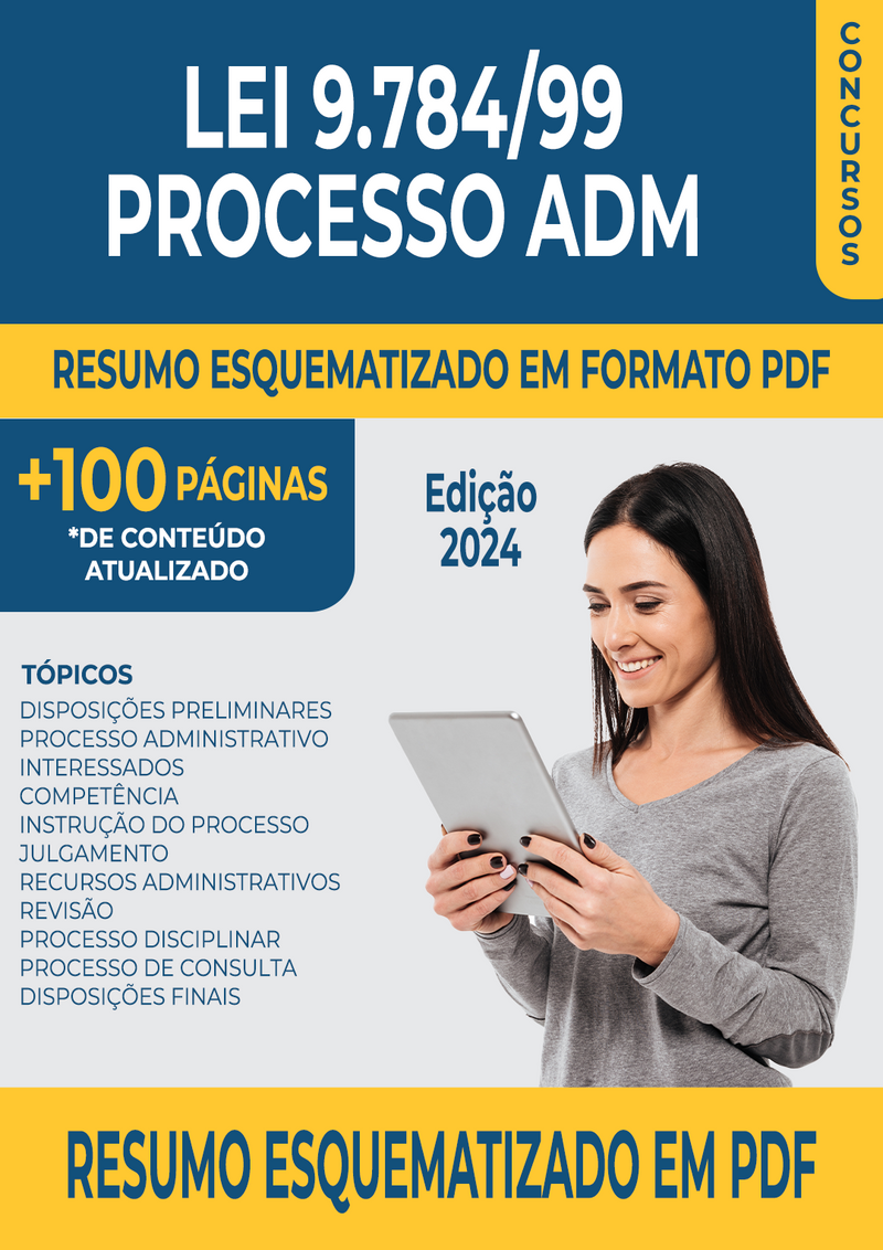Resumo Esquematizado da Lei 9.784/99 - Lei do Processo Administrativo | loja123shop