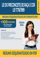 Resumo Esquematizado da Lei do Preconceito de Raça e Cor - Lei 7.716/1989 | loja123shop