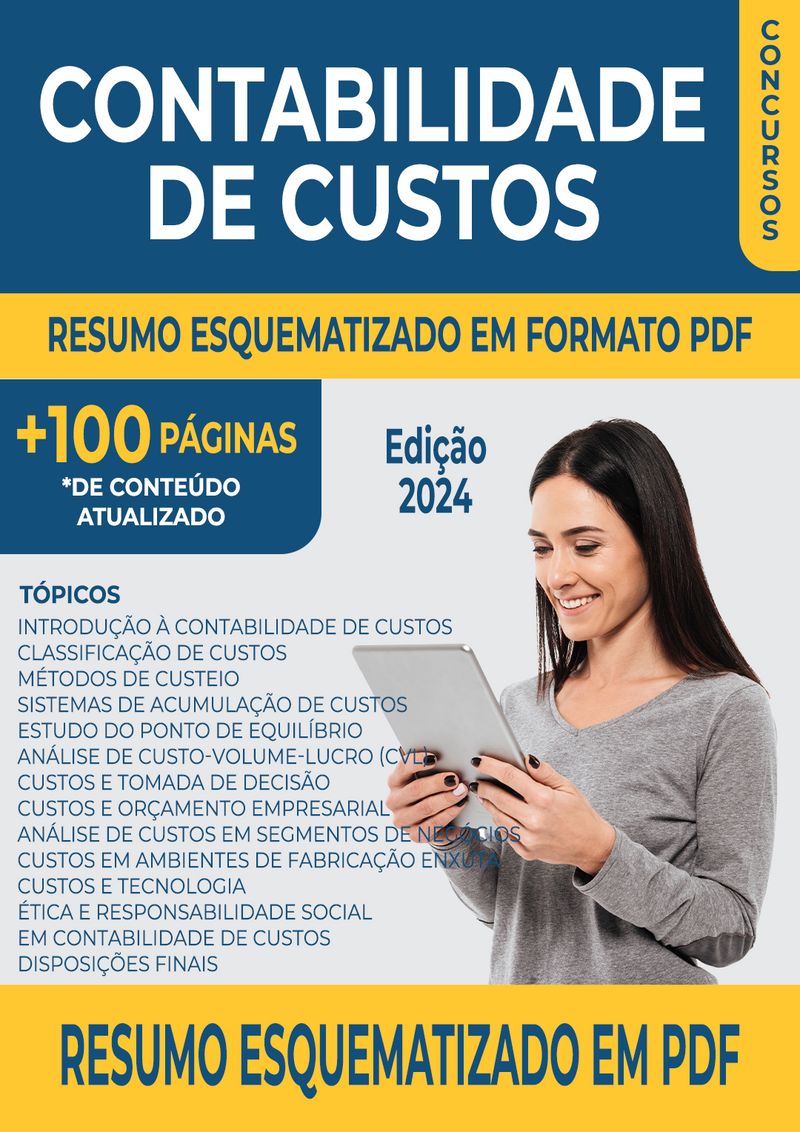 Resumo Esquematizado de Contabilidade de Custos | loja123shop