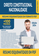 Resumo Esquematizado de Direito Constitucional - Nacionalidade | loja123shop