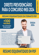 Resumo Esquematizado de Direito Previdenciário para o Concurso INSS 2024 | loja123shop