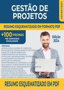 Resumo Esquematizado de Gestão Gerenciamento de Projetos | loja123shop