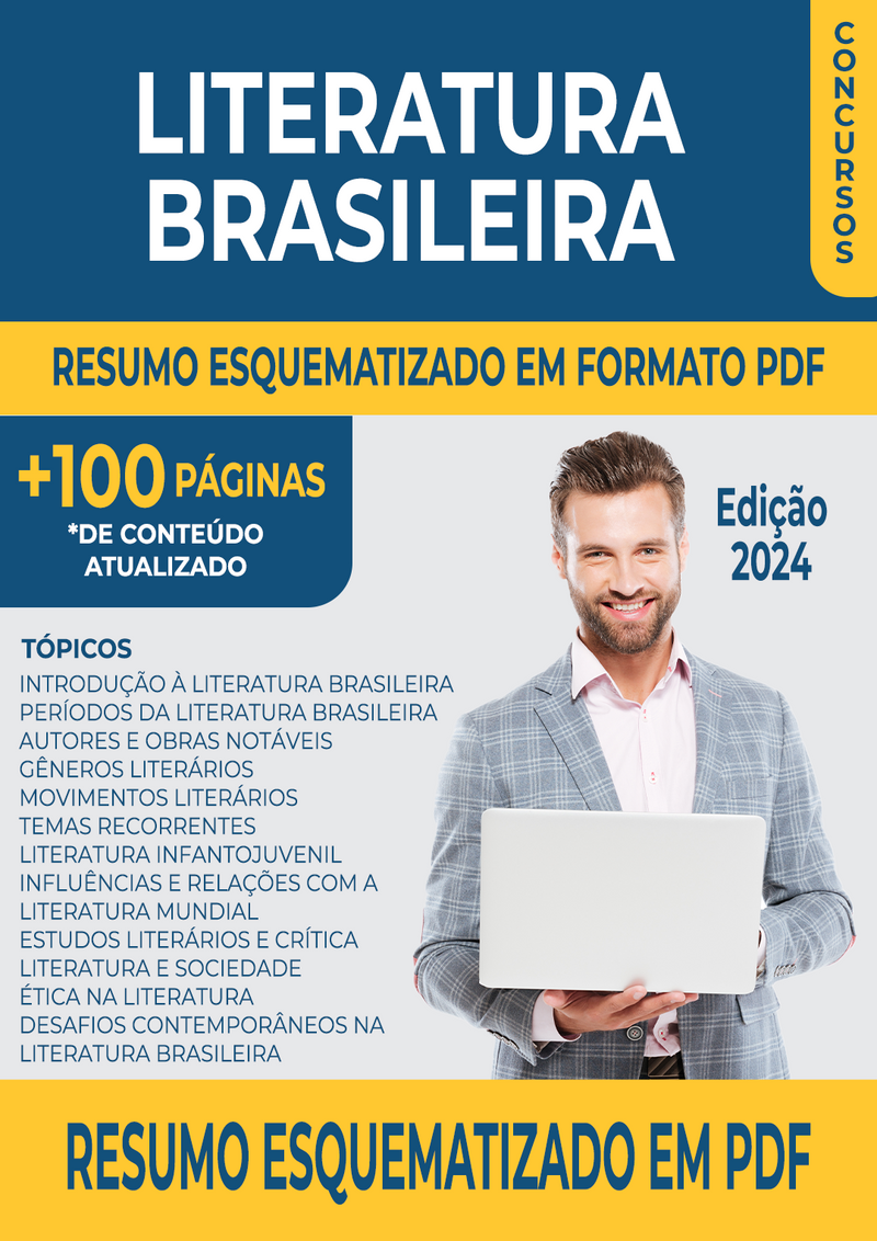 Resumo Esquematizado de Literatura Brasileira | loja123shop