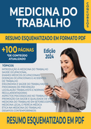 Resumo Esquematizado de Medicina do Trabalho | loja123shop