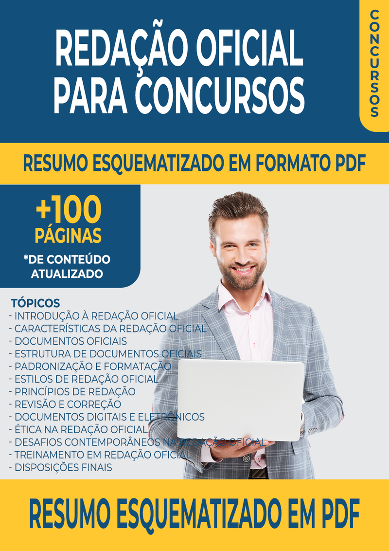 Resumo Esquematizado de Redação Oficial para Concursos | loja123shop