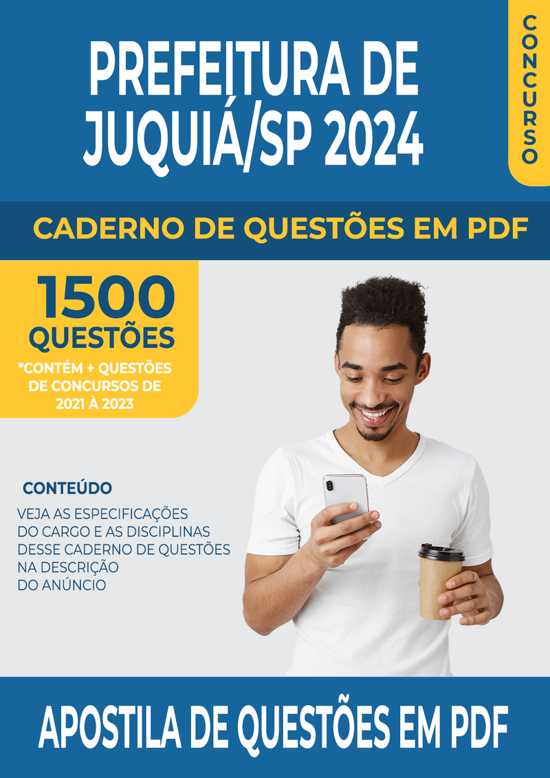 Apostila de Questões para Concurso da Prefeitura de Juquiá/SP 2024 para Professor de Educação Especial - Mais de 1.500 Questões Gabaritadas | loja123shop
