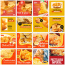 100 Artes de Criativos para Redes Sociais de Pastelaria | loja123shop