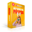 100 Artes de Criativos para Redes Sociais de Páscoa | loja123shop