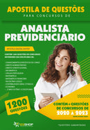 Apostila de Questões para Concursos de Analista Previdenciário - Mais de 1.200 Questões Gabaritadas | loja123shop