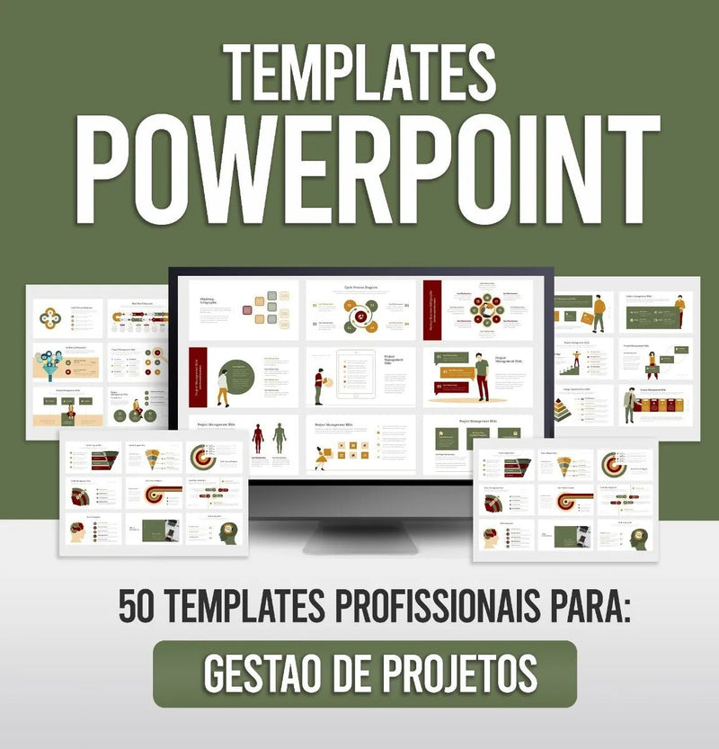 Templates Powerpoint do Segmento de Gestão de Projetos