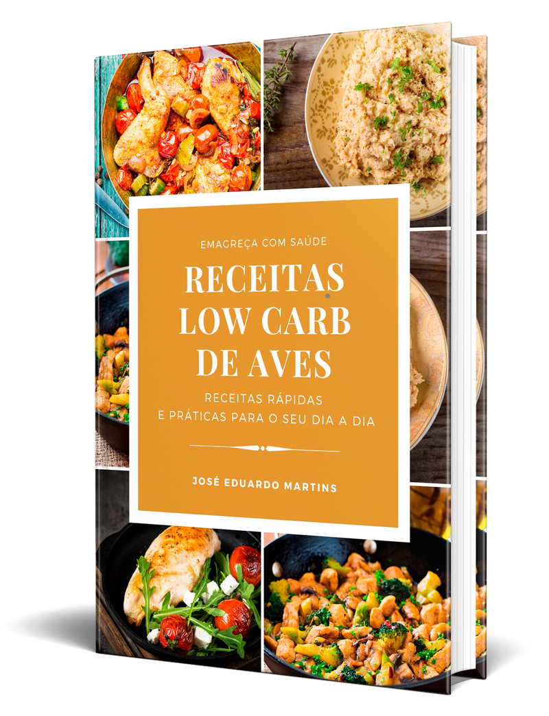 Ebook Receitas Low Carb de Aves | loja123shop