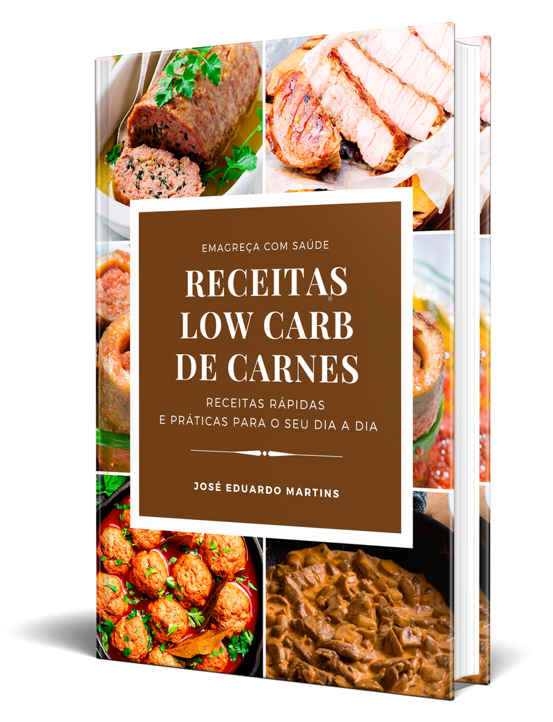 Ebook Receitas Low Carb de Carnes | loja123shop