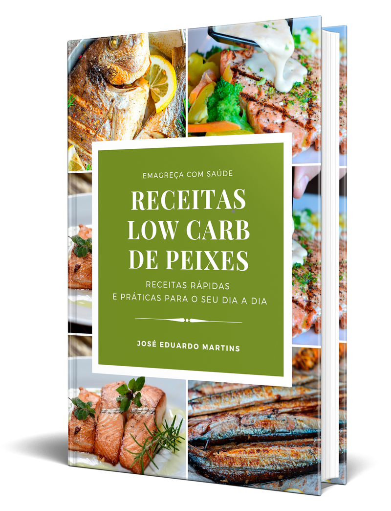 Ebook Receitas Low Carb de Peixes | loja123shop