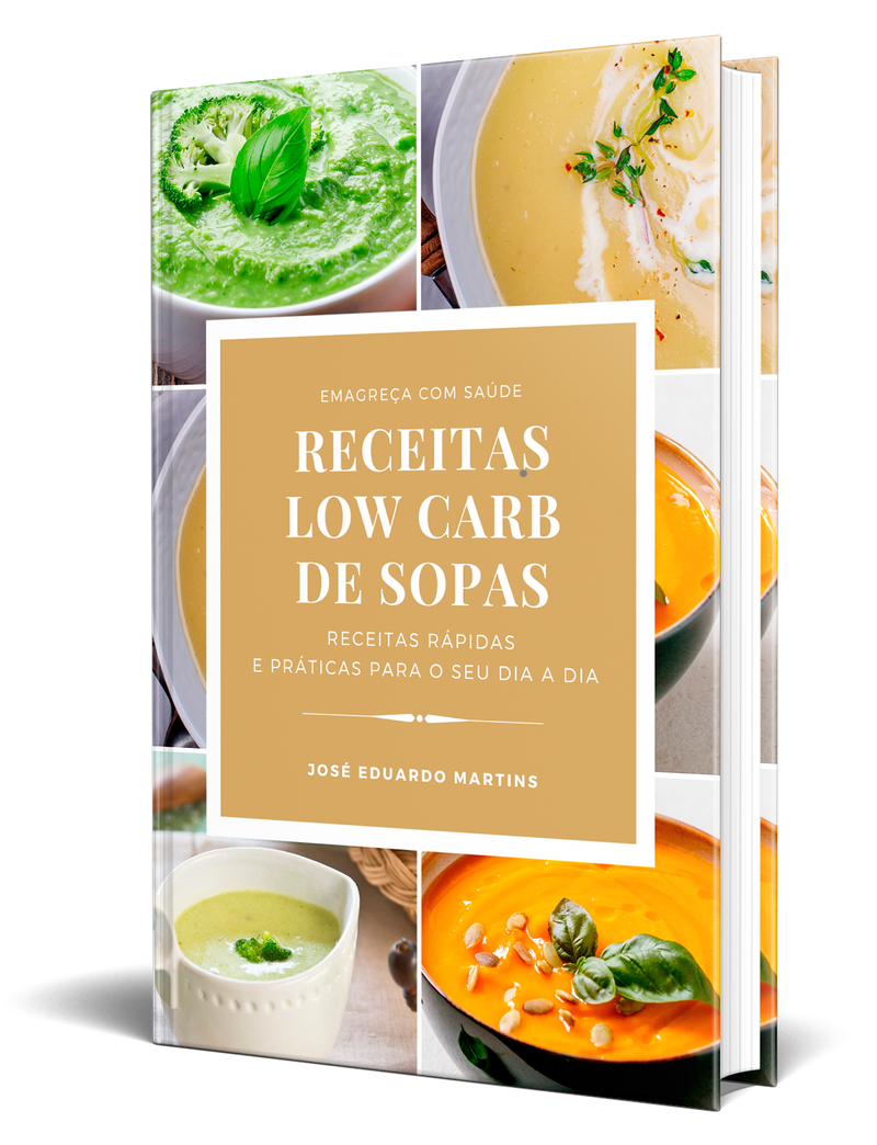 Ebook Receitas Low Carb de Sopas e Cremes | loja123shop