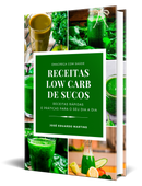 Ebook Receitas Low Carb de Sucos Detox | loja123shop