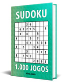 Sudoku: 1.000 Jogos de Nível Hard - Em formato PDF - Produto Digital