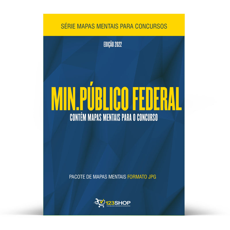 Pacote com 290 Mapas Mentais Concurso MPF – Ministério Público Federal | loja123shop