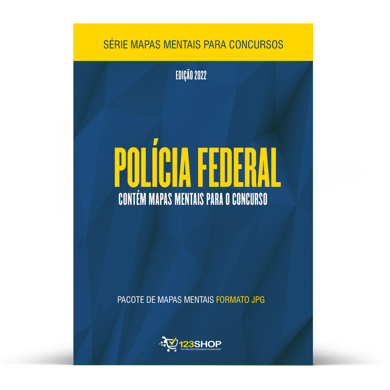 Pacote com 470 Mapas Mentais do Concurso Polícia Federal | loja123shop